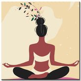 Painting by Numbers Art Sitting Meditation